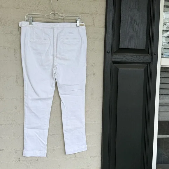 Anthropologie Pilcro & the Letterpress White High Rise Denim Legging Jeans W-28 - Picture 8 of 13